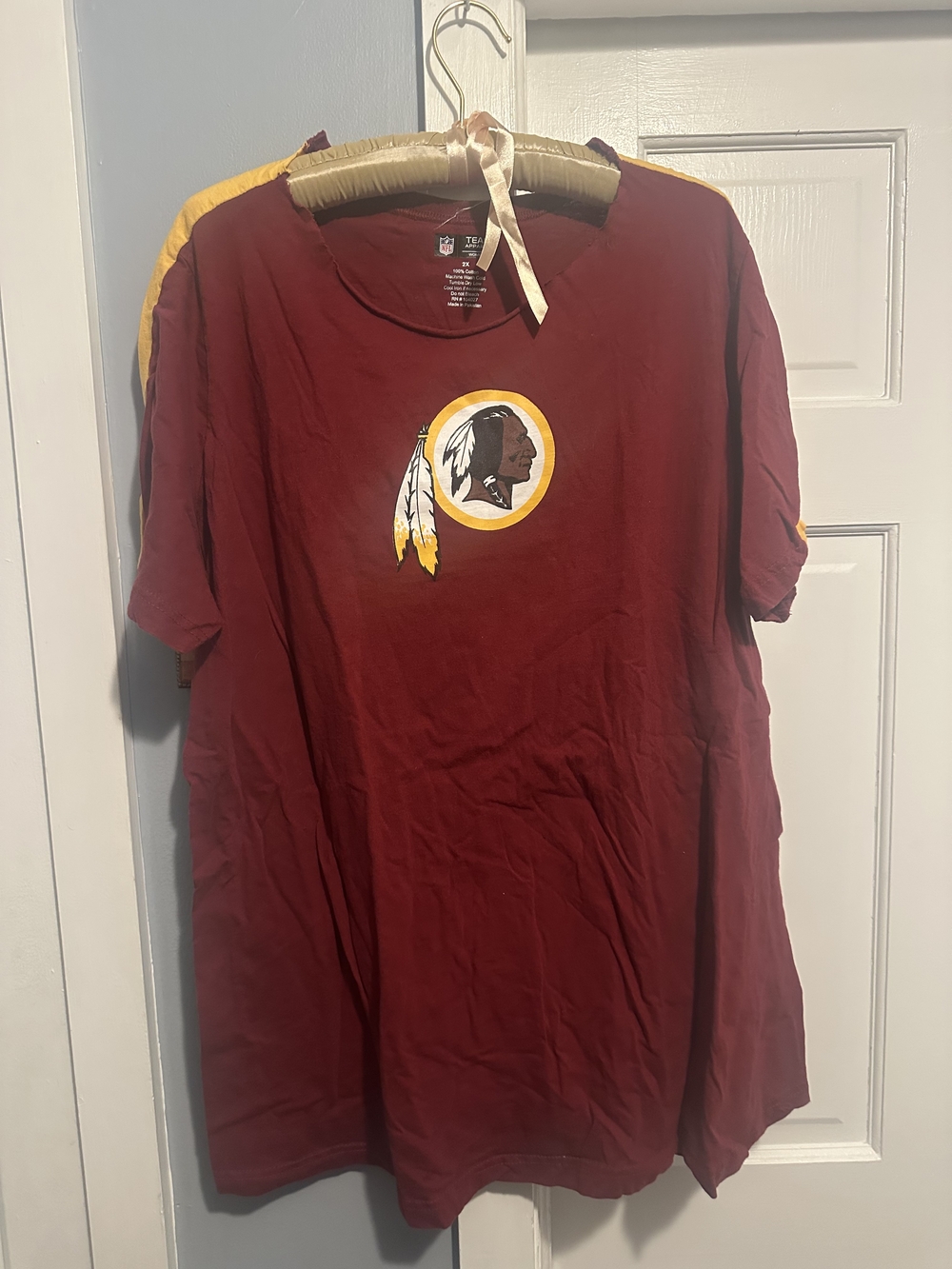 NFL Women's Vintage Redskins Tee with Logo